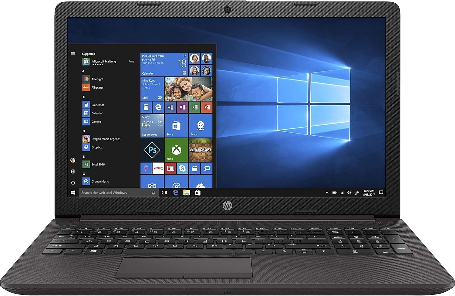 HP 255 G7 Business Laptop, 15.6 Inch FHD Notebook, AMD A4-9125