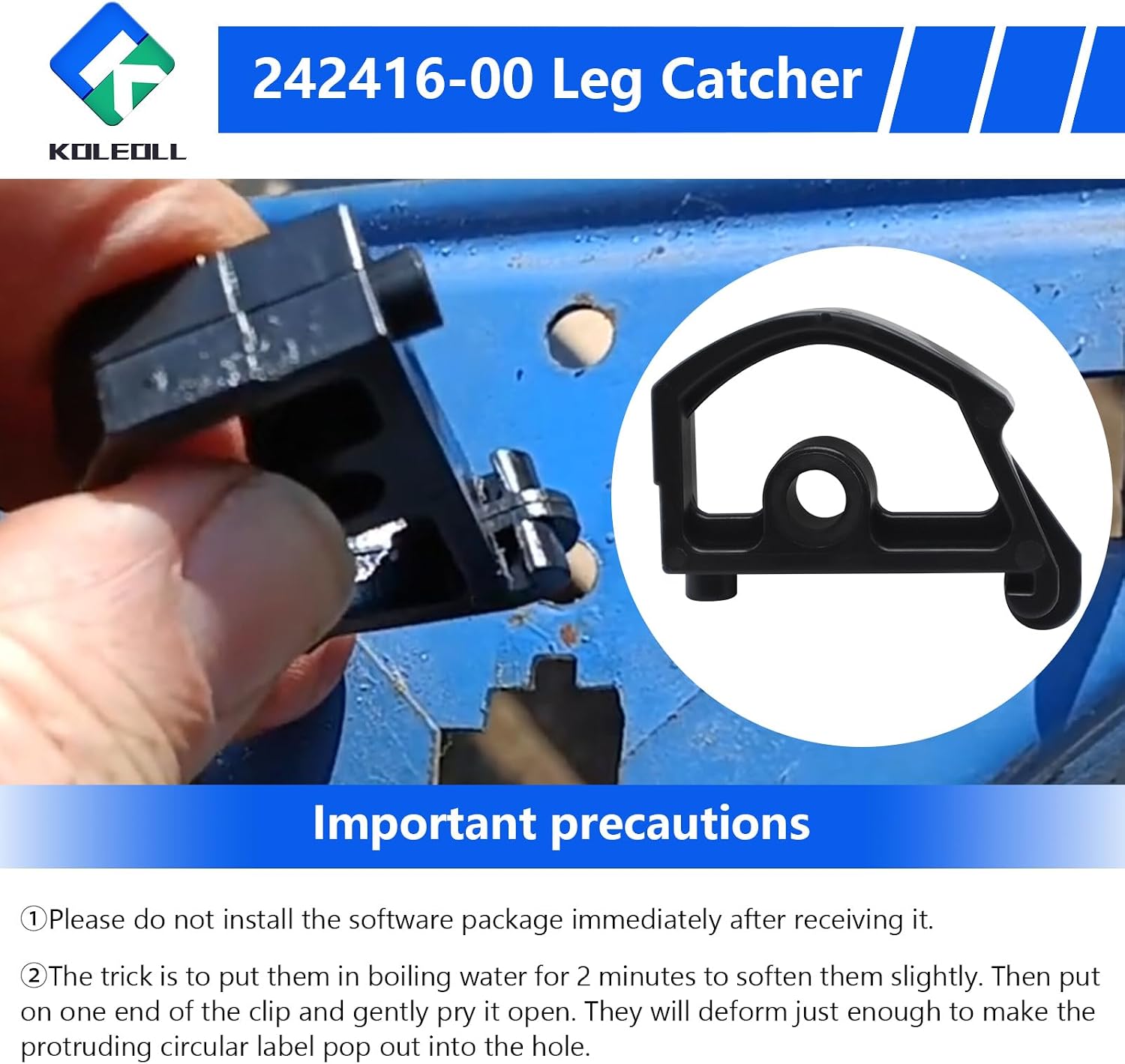 4 Pcs 242416-00 Leg Catch Spring Part Compatible with Workmate Workbench WM225 WM425 image 5