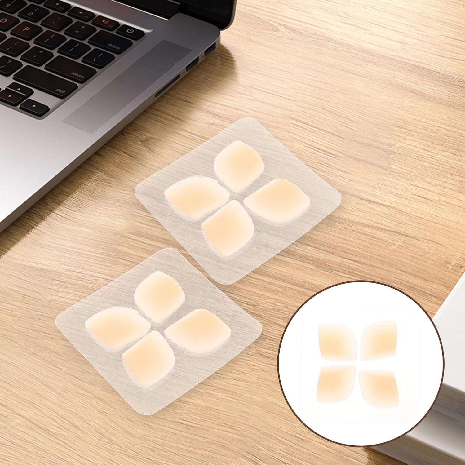VALICLUD 12pcs Invisible Silicone Ear for Support Shape Correction for V-Shaped Face Comfortable Training Men Boys and Girls