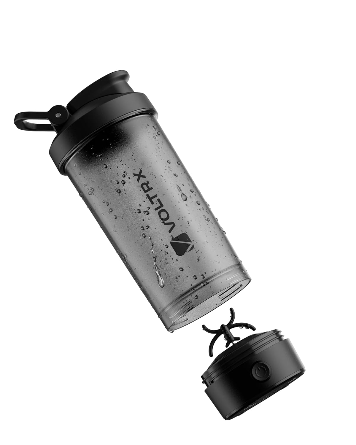 VOLTRX Protein Shaker Bottle, Titanus USB C Rechargeable Electric Protein Shake Mixer, Shaker Cups for Protein Shakes and Meal Replacement Shakes, BPA Free, 24oz