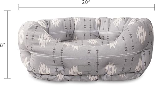 Vista 42 de Fringe Studio - Cama para mascotas Nosey Dog Spot Round Cuddler, 20 x 19 x 8 pulgadas (203001), pequeña par acampar
