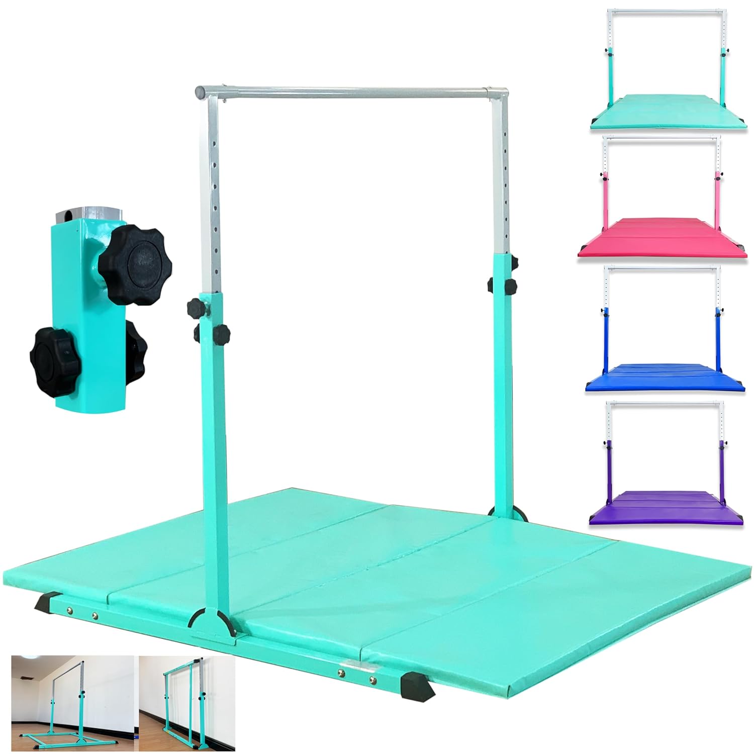 Gymnastic Bar for Kids Gymnastic Kip Bar Horizontal Bar Gymnastic Training Equipment for Kids 3-15 Years Home and Club Use