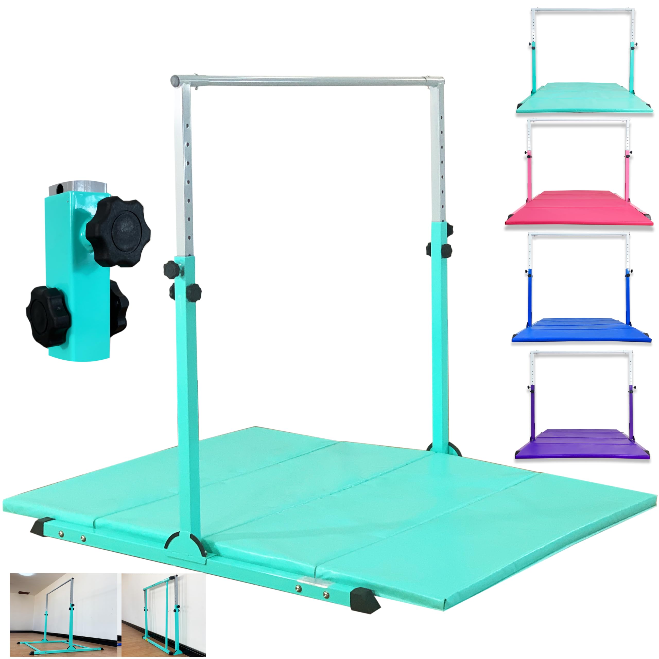 Photo 1 of MARFULA Adjustable Gymnastic Kip Bar with Mat