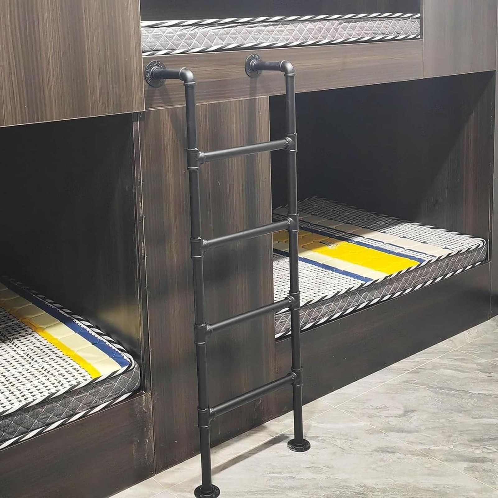 Escalera de litera para dormitorio doméstico, ideal para optimizar espacio infantil
