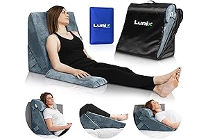 Lunix LX5 4pcs Orthopedic Bed Wedge Pillow Set