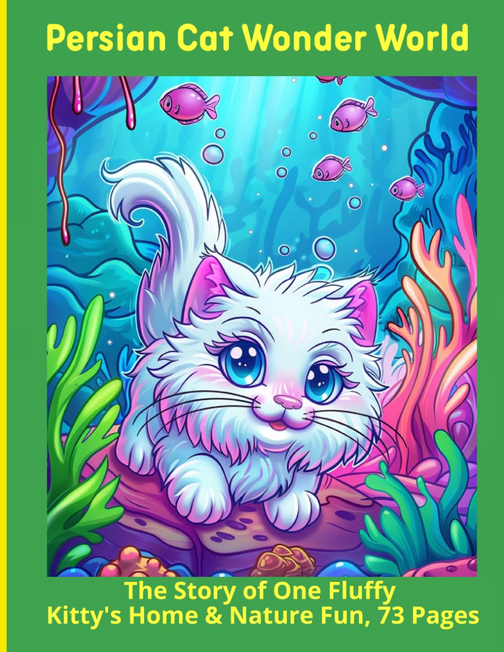 Persian Cat Wonder World: The Story of One Fluffy Kitty's Home & Nature Fun, 73 Pages