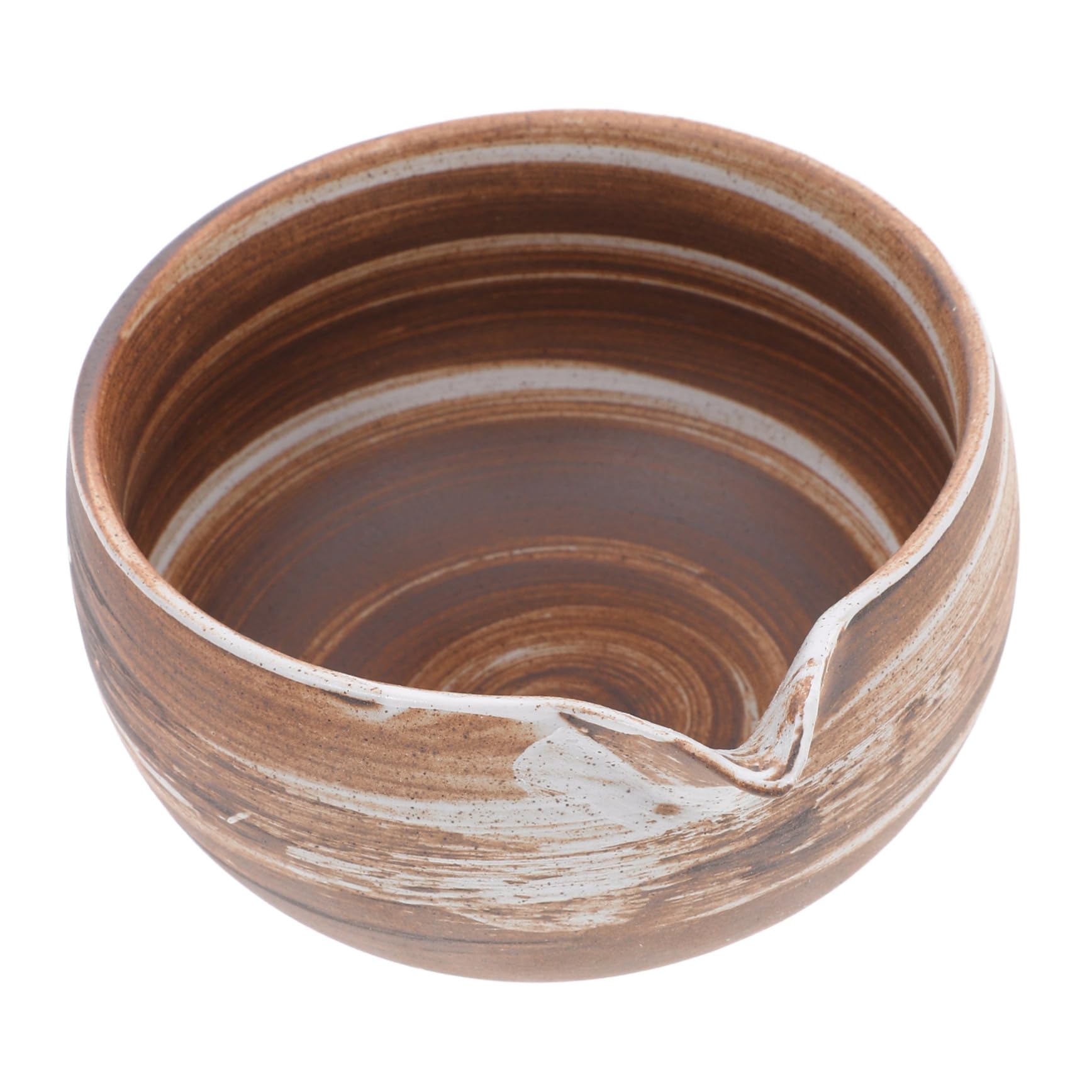 BIUDECO Ceramic Matcha Bowl with Whisk Holder Japanese Tea Cup for Tea Ceremony Salad Mixing Design Compact Portable Elegant Addition for Home Office
