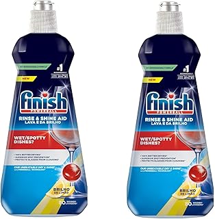 Dishwasher Rinse Aid Lemon Sparkel 400ml Pack Of 2
