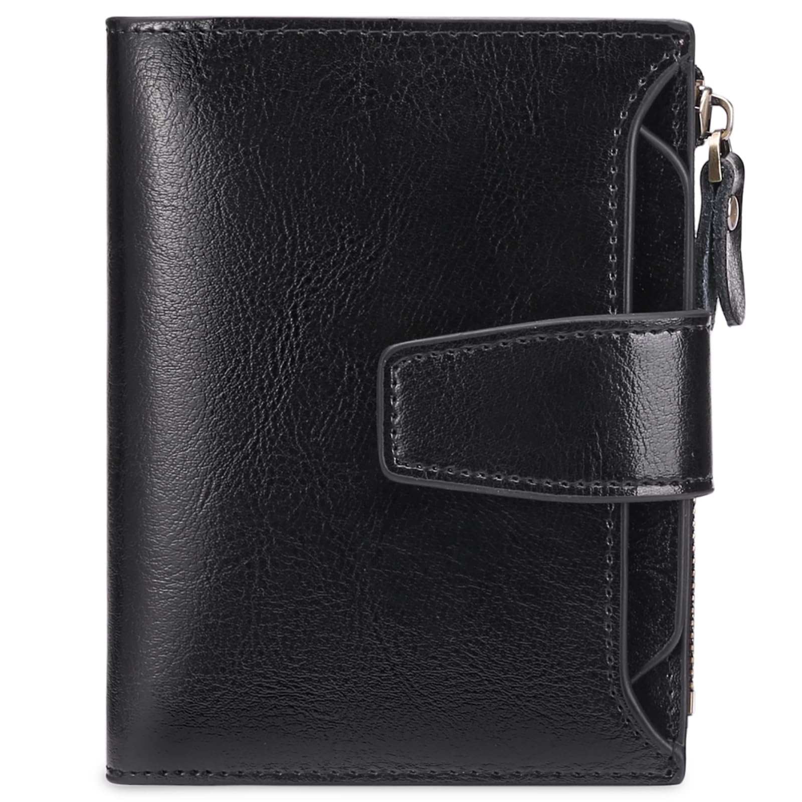 SENDEFN Portafoglio Donna in Pelle Vera Piccolo Portamonete Cute con Cerniera 14 Carte Portafoglio Donna Pelle con Tanti Scomparti