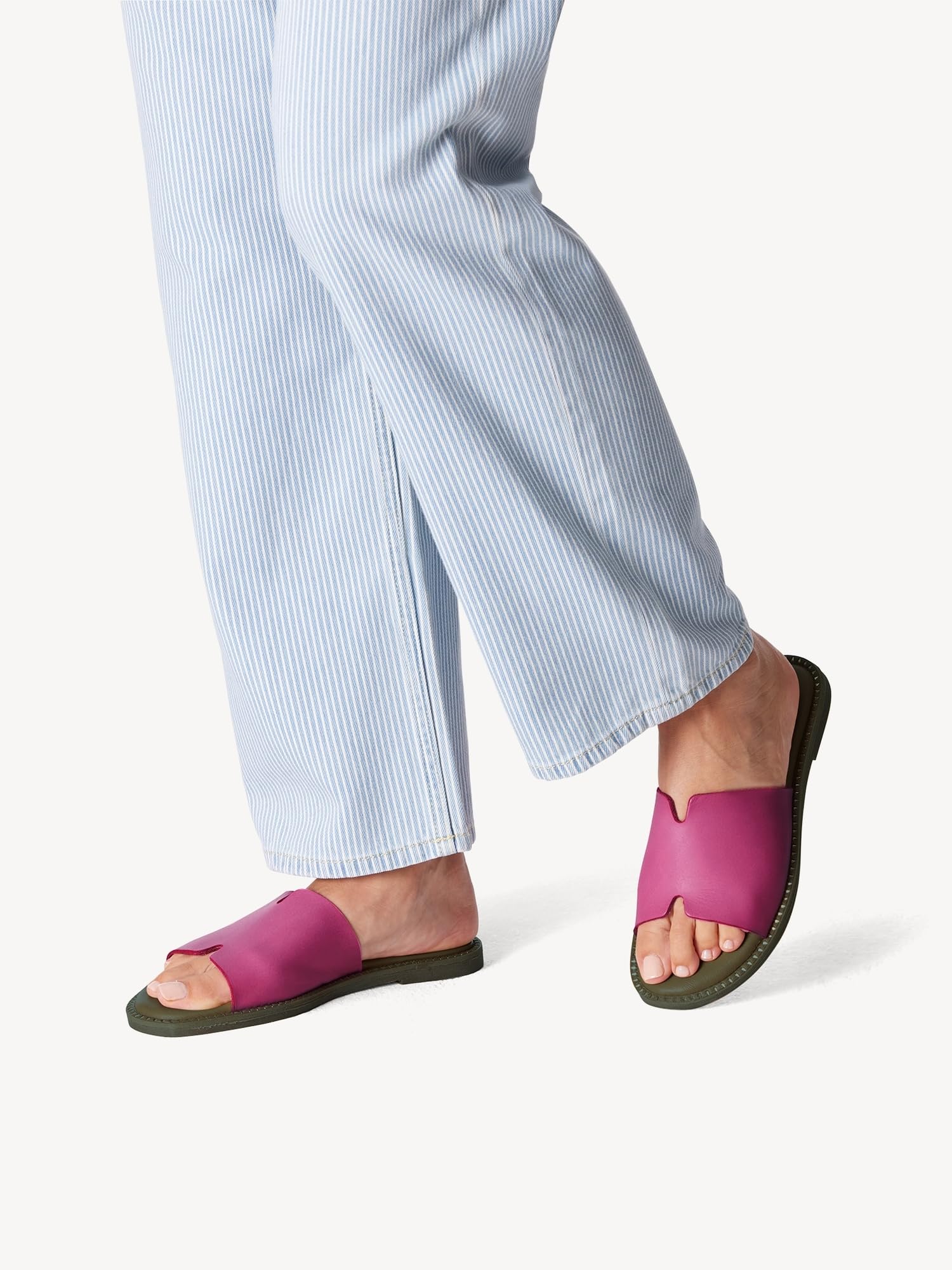 Tamaris Mule femme en cuir plates