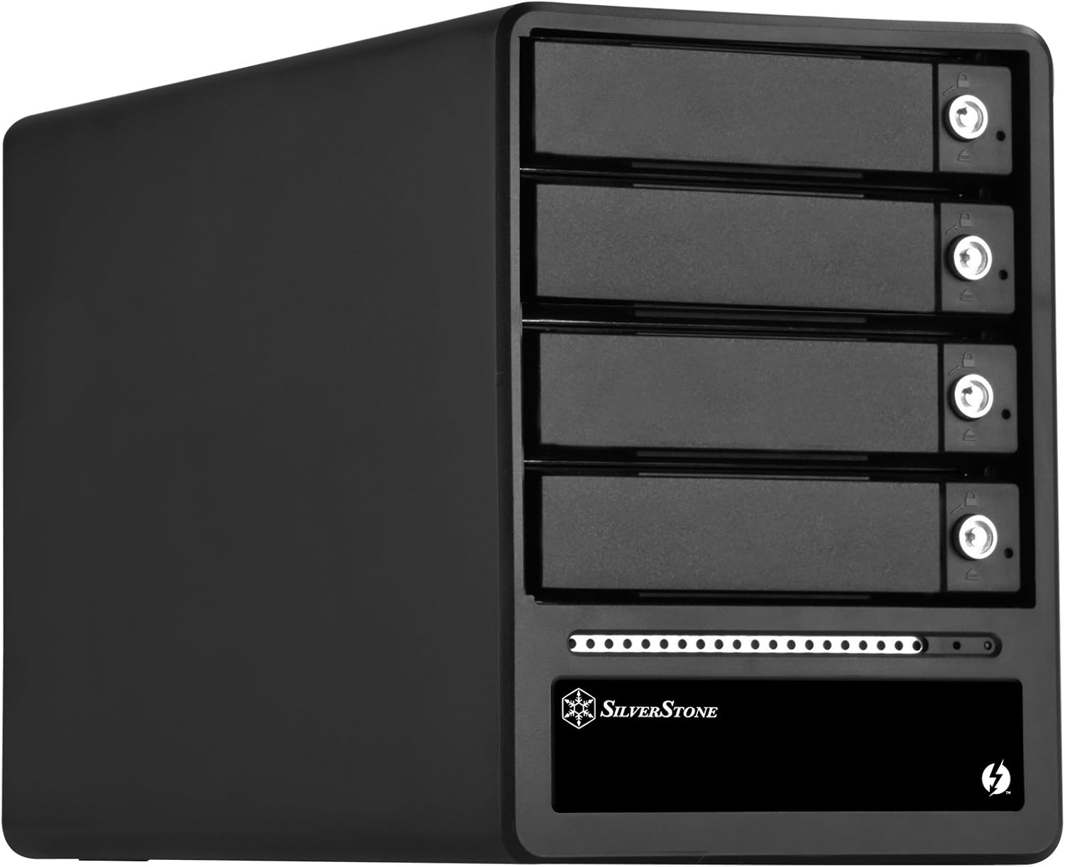 SilverStone Technology TS433-TB Thunderbolt 2 Raid Hot-Swap Hard Drive, 4 2.5"/3.5"