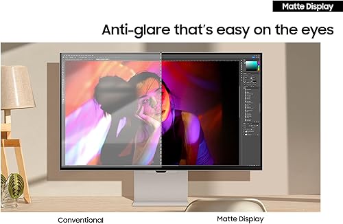 Miniatura 7 de Samsung Monitor de computadora ViewFinity serie S9 5K de 27 pulgadas, Thunderbolt 4, DisplayPort, pantalla mate, cámara Slimfit 4K, diseño delgado