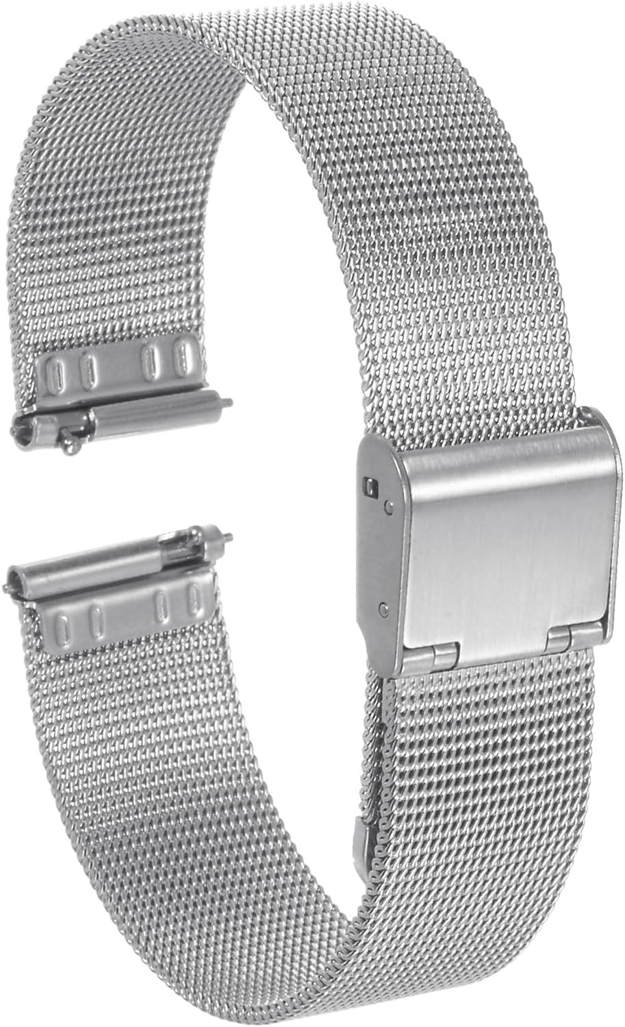 HARFINGTON Stainless Steel Mesh Watch Band Quick Release Adjustable Metal Watch Strap for Men Women