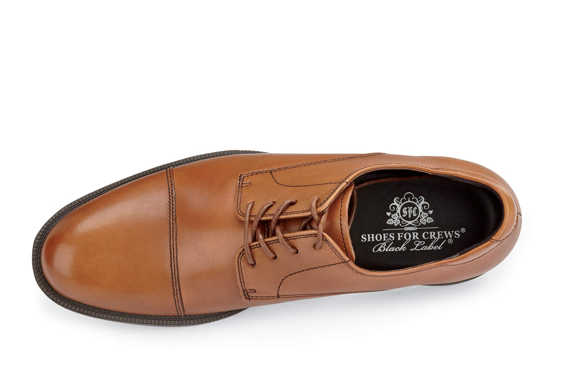 Shoes for Crews Senator – Chaussures de Travail Confortables en Cuir, Semelle intérieure matelassée, Semelle extérieure antidérapante, Style Bureau Classique – pour Hommes