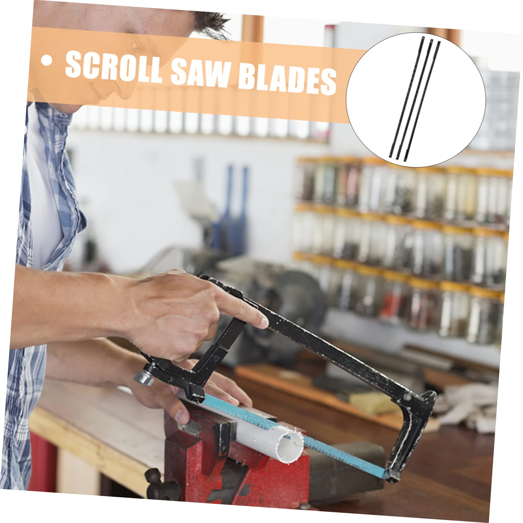 Set di Lame per Seghetto Alternativo a Perno 36 Pezzi Nero | Acciaio al Carbonio, Assortimento 5, 2 Pollici Passo 5 Pollici, per Legno e Metallo Tenero