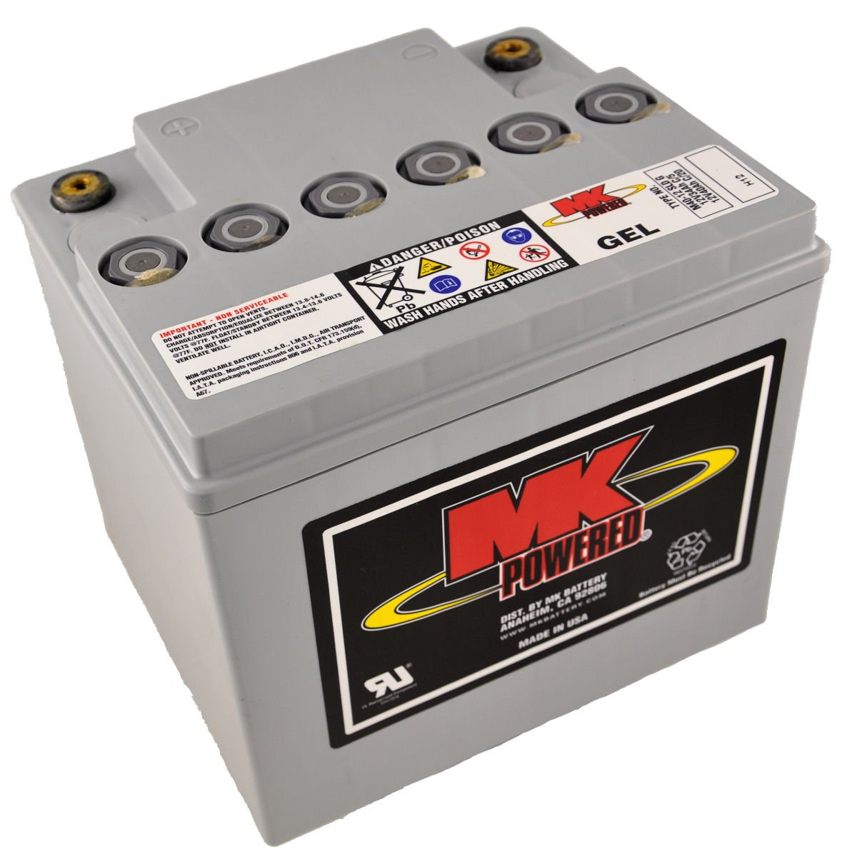 MK M40-12 SLD G 12V 40Ah Mk Gel Mobility Scooter and Powerchair Battery