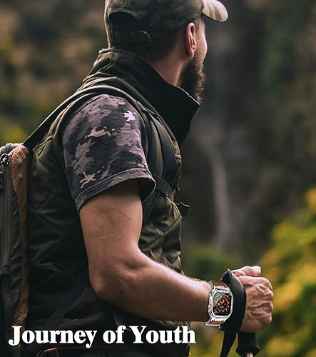 Miniatura 7 de Funda de acero inoxidable compatible con Apple Watch Band Ultra (1.732 pulgadas) Series 78 (1.772 pulgadas), Series 654SE (1.732 pulgadas), serie