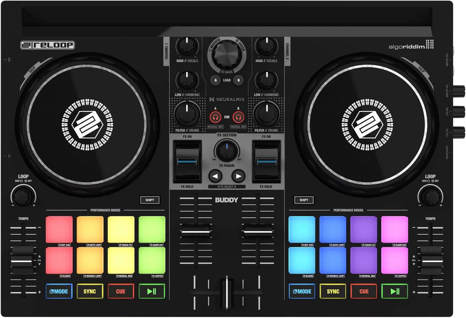 Reloop Reloop Buddy DJ Controller Compact 2-Deck DJAY Controller