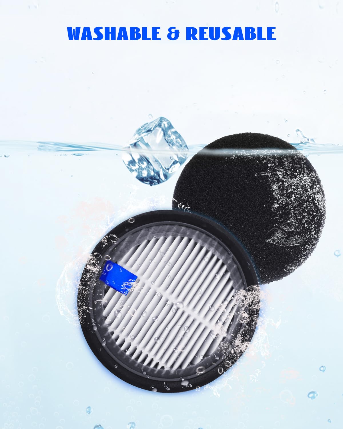 ULXIOM HEPA-Filter Ersatz E11 (4 Stück) Für Afoddon A200 PRO, ORFELD B08/C10A/C10G, NEQUARE S12/S25/S26 – Waschbar & Wiederverwendbar
