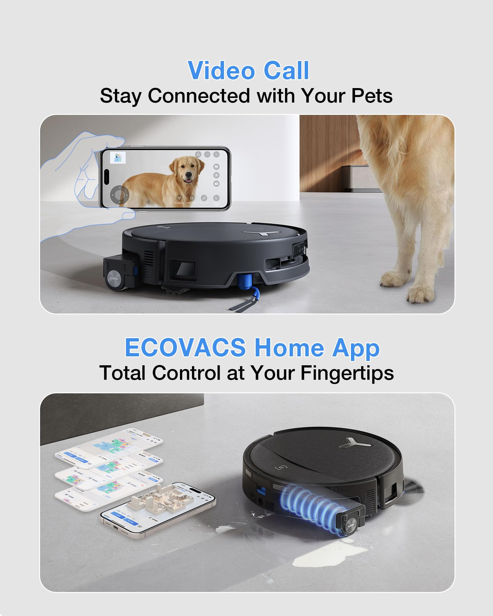 ECOVACS DEEBOT T80S: Powerful Robot Vacuum & Mop -7 ECOVACS DEEBOT T80S: Powerful Robot Vacuum & Mop -7