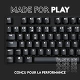 Logitech G413 SE Full-Size Mechanical Gaming Keyboard - Backlit Keyboard with Tactile Mechanical Switches, AZERTY French Layout - Black - 9