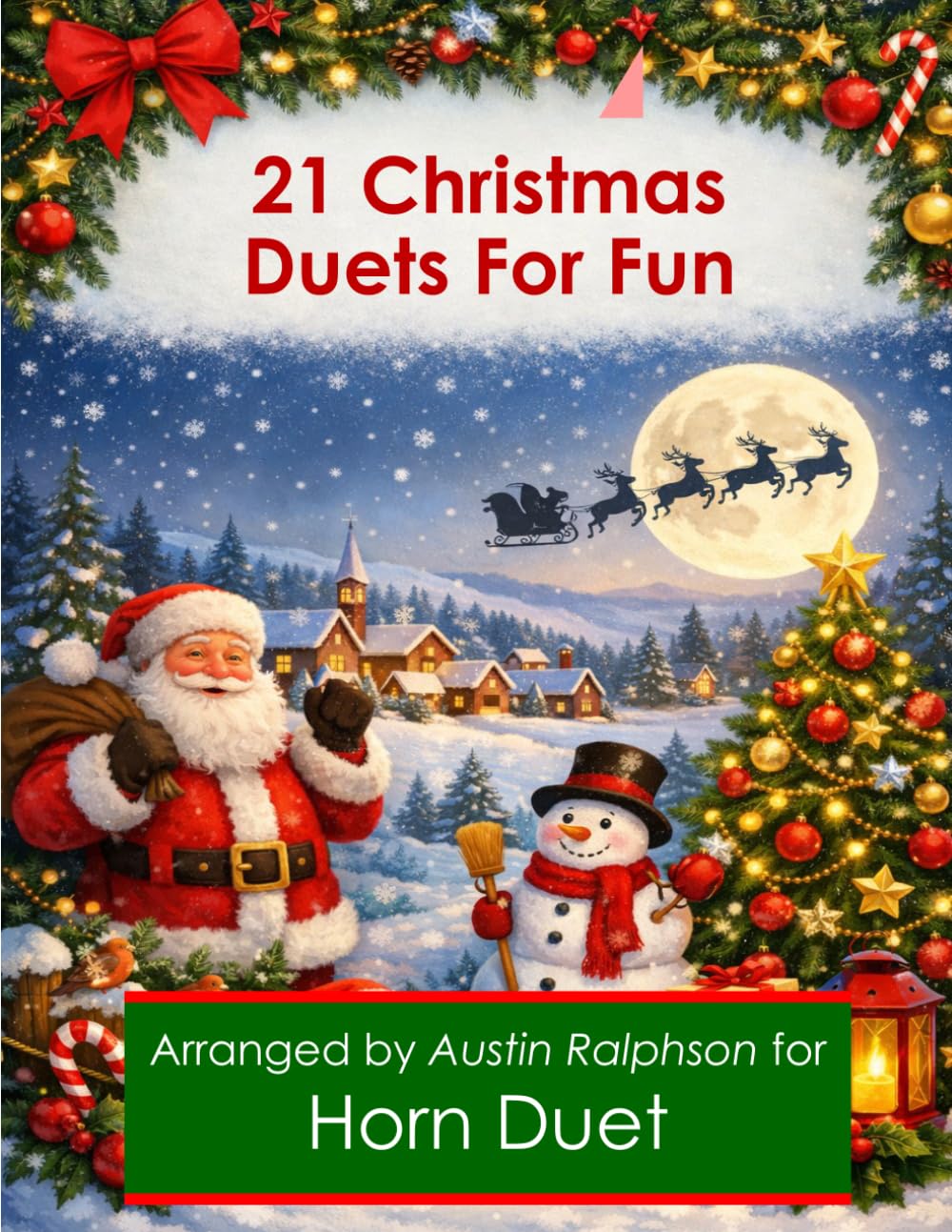 21 Christmas Horn Duets for Fun - various levels (Brass solos, duets and ensembles)