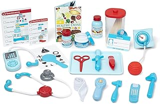Doctor: Pretend Play Set & 1 Meâ€Šlâ€Šiâ€Šssa & Doug Scratch Art Mini-Pad Bundle (08569)