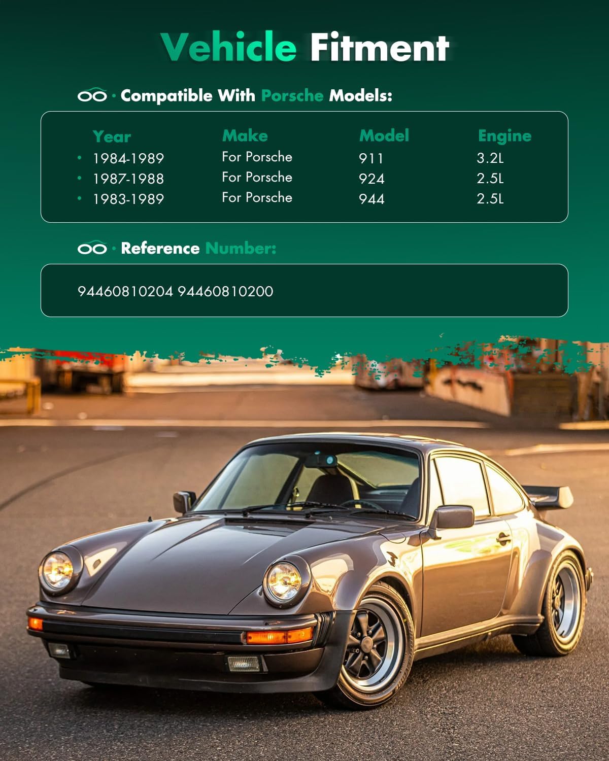 SCITOO Fuel Pump Electrical Assembly High Performance for 1984-1989 for Porsche 911 3.2L,1987-1988 for Porsche 924 2.5L,1983-1989 for Porsche 944 2.5L,