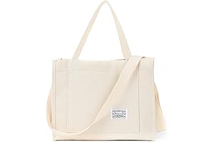 Vintage Casual Women's Tote Bag: A Corduroy Staple for Everyday Style