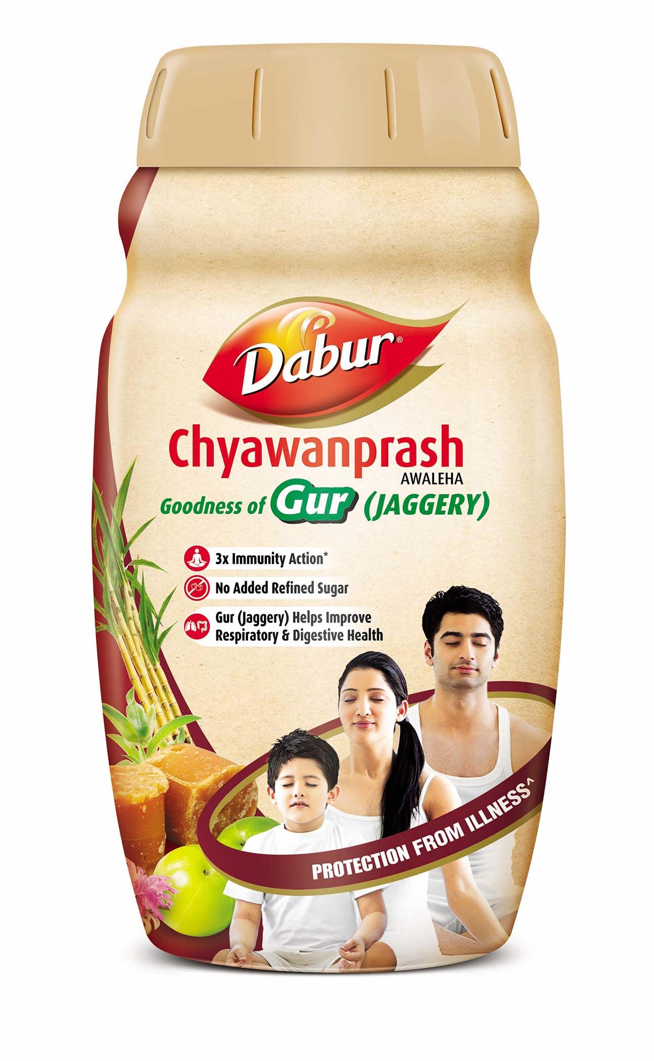 Dabur Chyawanprash Awaleha - 1.5kg | With Goodness of Gur (Jaggery)| 3X Immunity Action | No added Sugar | Helps Improve Digestive & Respiratory Health | With Goodness of 40+ Ayurvedic Herbs (B0CN8YQ2M3) Amazon Price History, Amazon Price Tracker