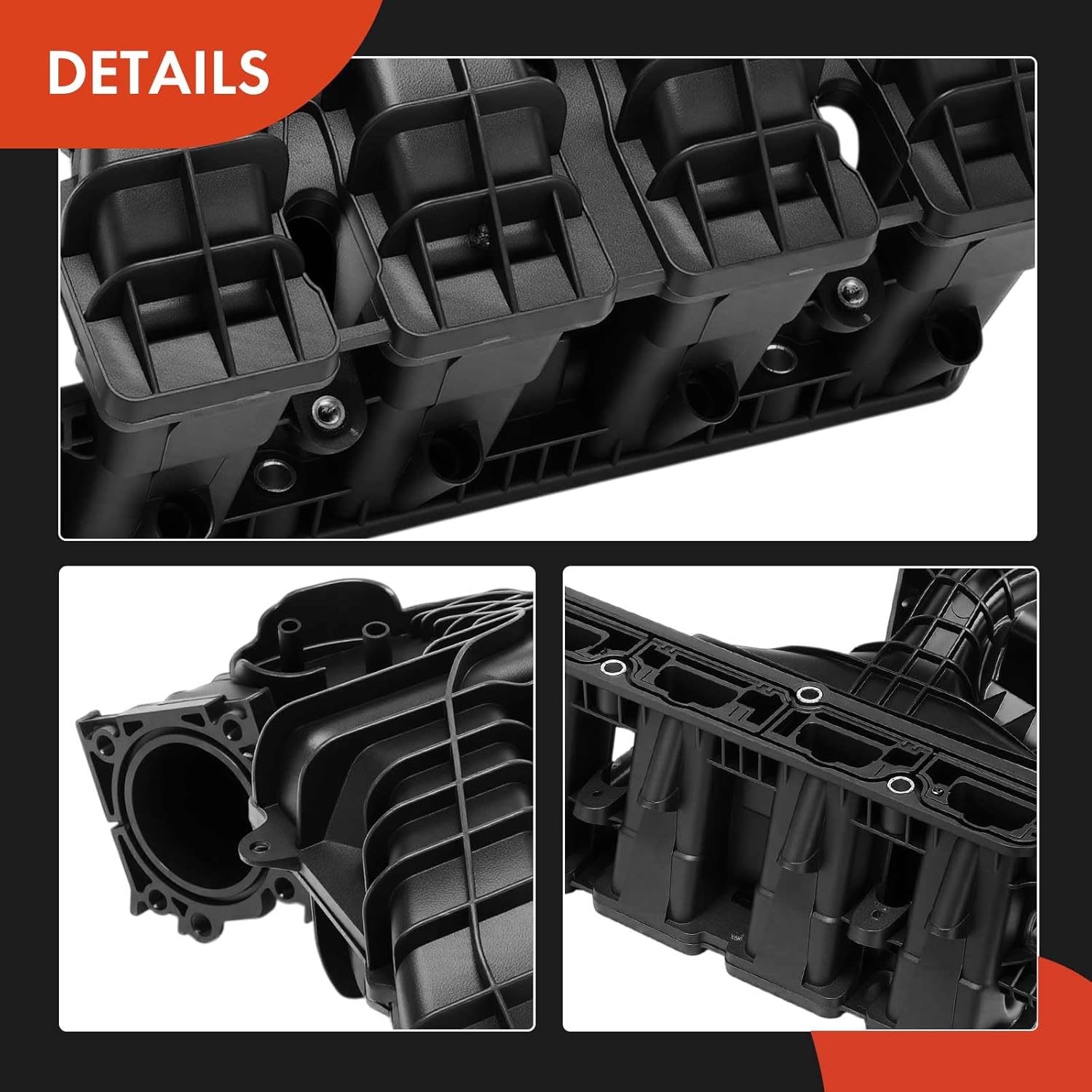 A-Premium Engine Intake Manifold Assembly W/Gasket [4Cyl 2.4L 2.0L] Compatible with Chrysler 200 & Dodge Avenger, Caliber, Journey 2009-2020 & Jeep Compass 2012-2017, Patriot 2011-2017