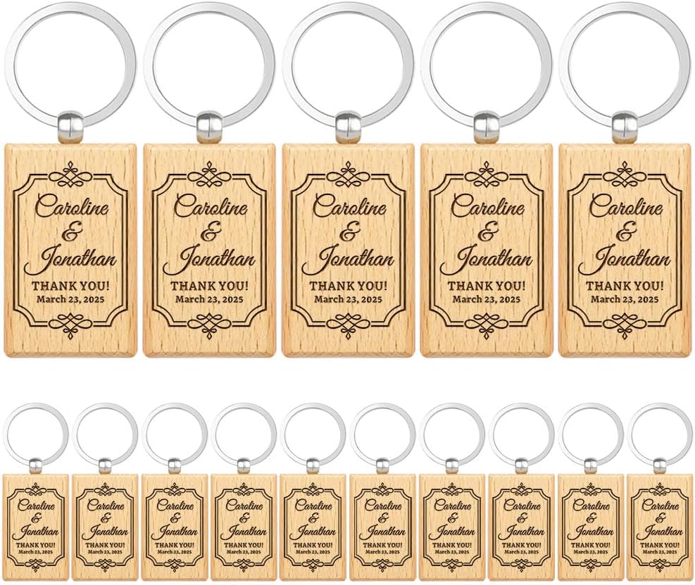 Wedding Favor Gifts for Guests, Personalized Name Keychains, Custom ...