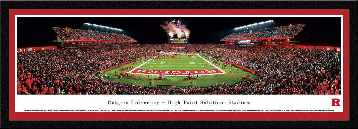 Blakeway Worldwide Panoramas, Inc. Rutgers Football - Panoramic Poster or Framed Picture