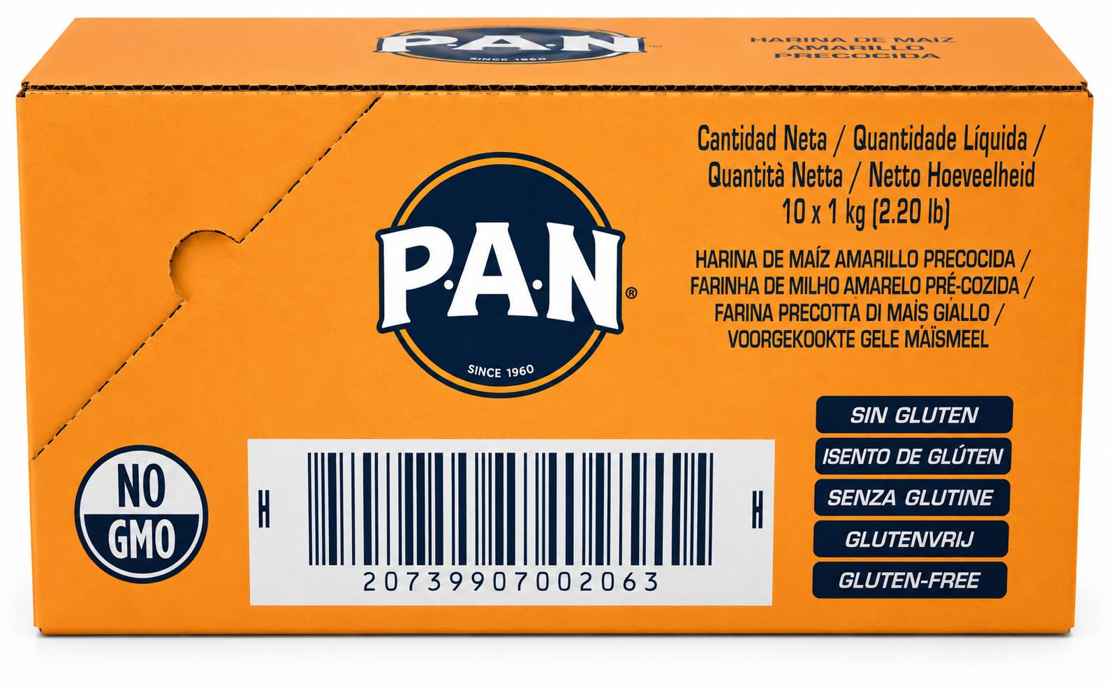 HARINA - PAN - CAJA DE HARINA PAN DE MAIZ AMARILLO PRECOCIDA - 1 KG - 10 UNIDADES