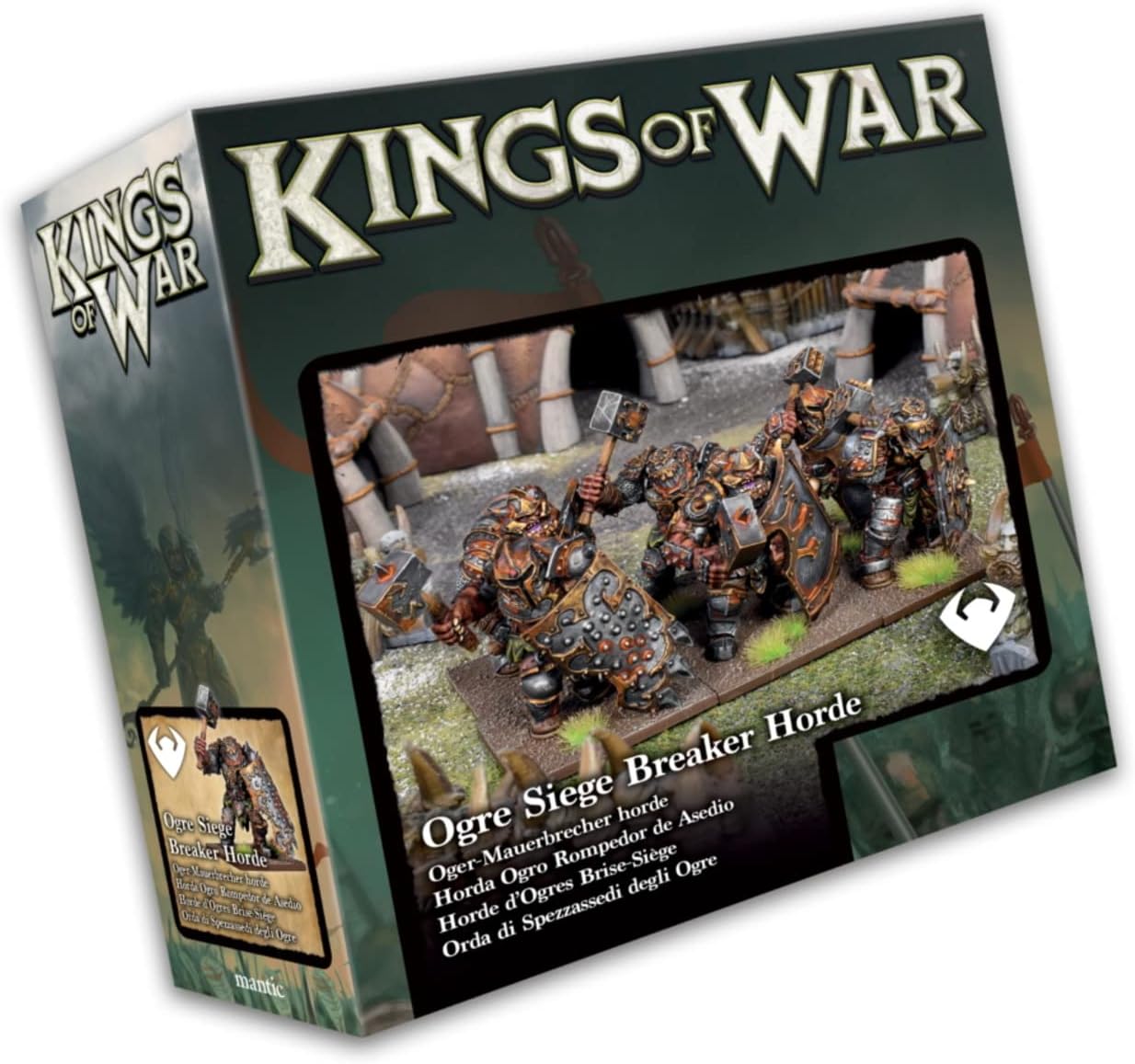 Mantic Games Kings of War 3E: Ogre - Siege Breaker Horde