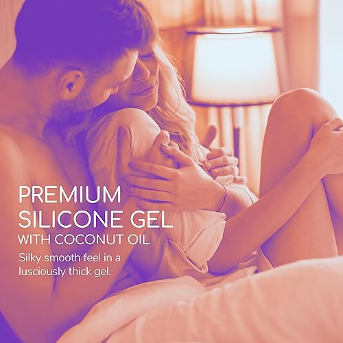 Miniatura 22 de Astroglide Lubricante de silicona (5 onzas), lubricante personal híbrido X LiquiGel para sexo vaginal y anal, sedoso y ligero para hombres, mujeres