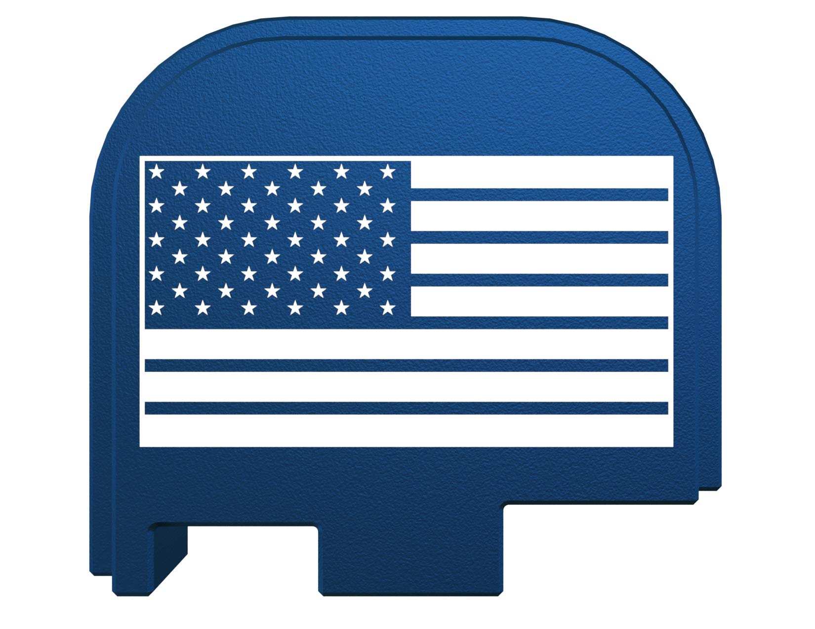 Rowe Tactical Rear Slide Cover Plate for Glock - Blue American Flag - for Glock 43-43x-48