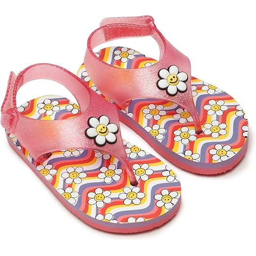 ONYC Lemon Jellies Flip Flops for Baby Girls