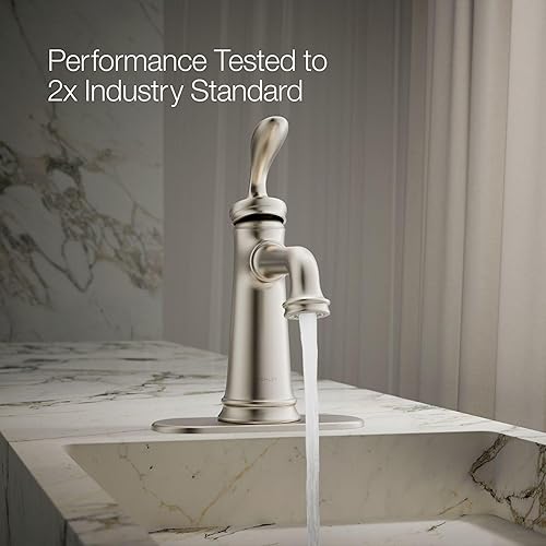 Miniatura 56 de Kohler 27380-4-BN Bellera - Grifo para lavabo de baño, 1.2 gpm, níquel cepillado vibrante Vibrant Brushed Nickel,Cromo pulido,Oil Rubbed