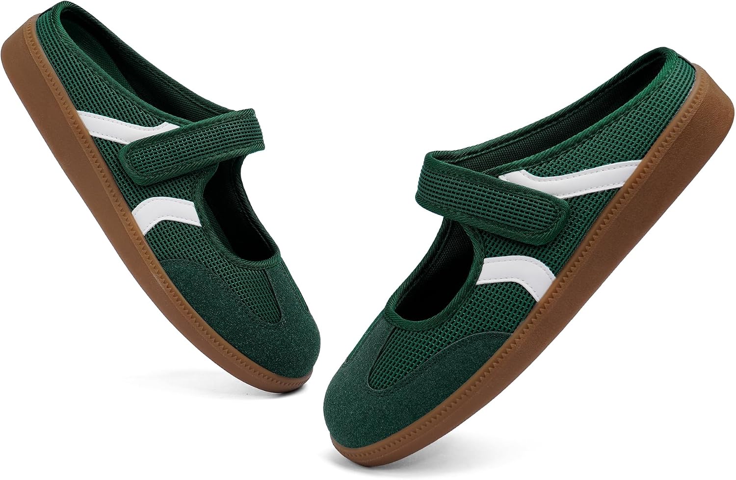 Mary Jane Sneakers for Women Slip on Mules Walking Flats Fashion Sneakers