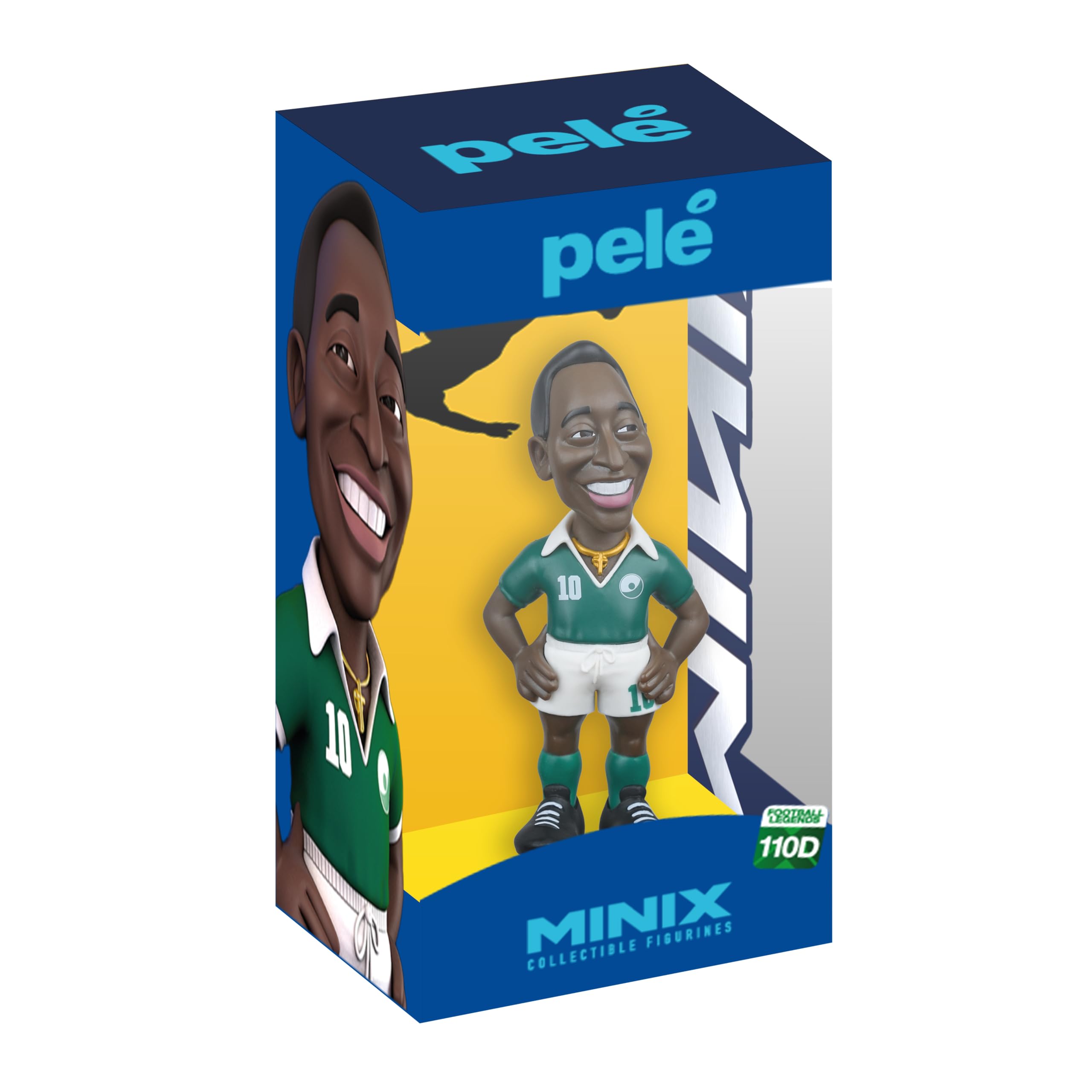 MINIX - Football Legends #110D - New York Cosmos - Pele - Collectible Figure 12cm