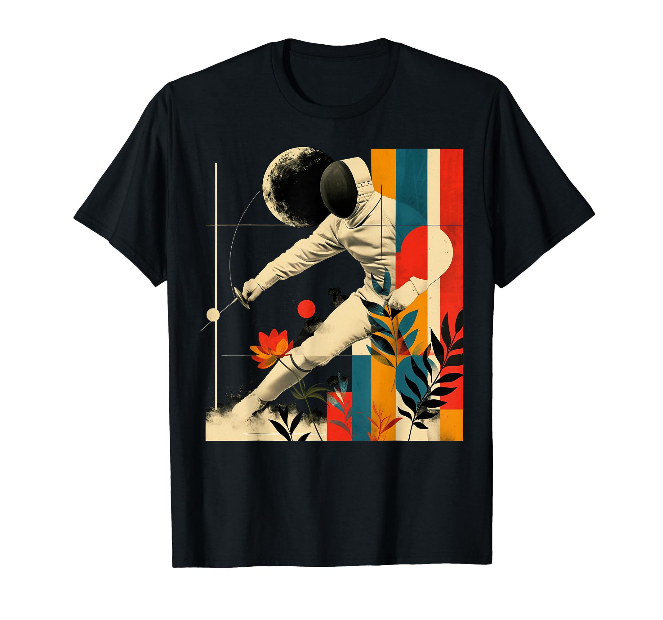 Fencing sports for Fencer men and womenAesthetic Fencer on Athletic Sports Fencing T-Shirt