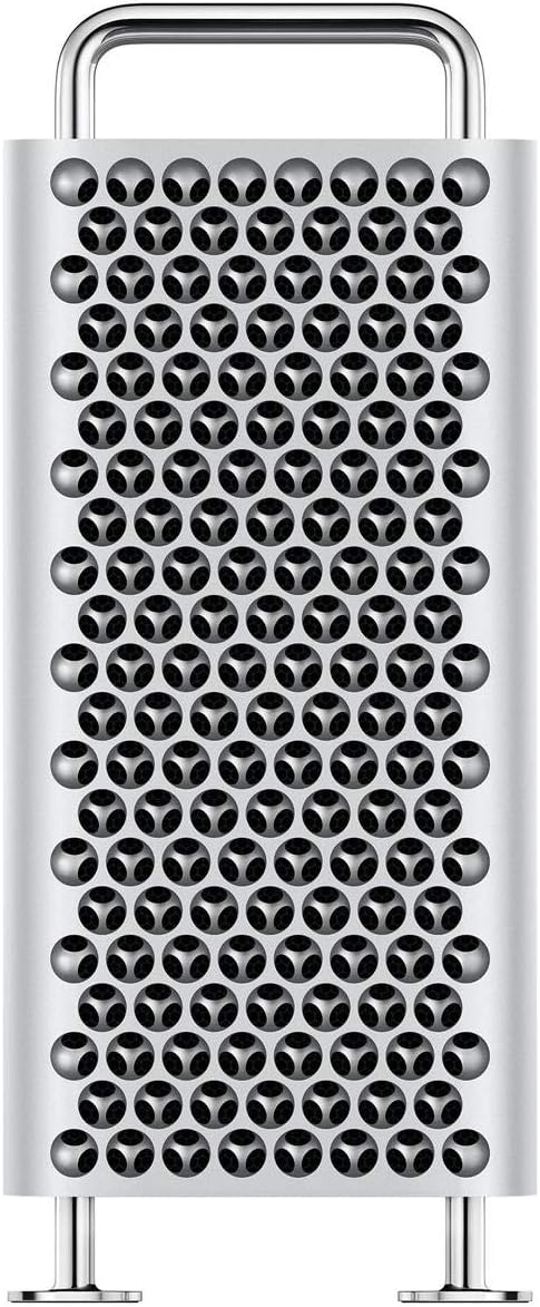 Apple Mac Pro Desktop Computer, 3.5GHz 8-Core Intel Xeon W, 32GB Memory, 256GB SSD, Radeon Pro 580X 8GB, Magic Mouse 2, Stainless Steel with Feet