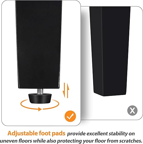 Miniatura 8 de Yaheetech Juego de silla decorativa y otomana, silla de barril de tela boucle de mediados de siglo, cómoda silla y reposapiés de tela para sala de