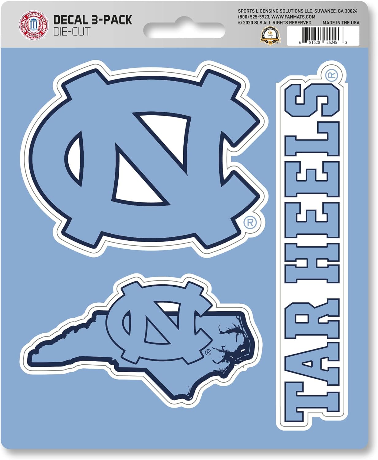 NCAA North Carolina Tar Heels Team Decal