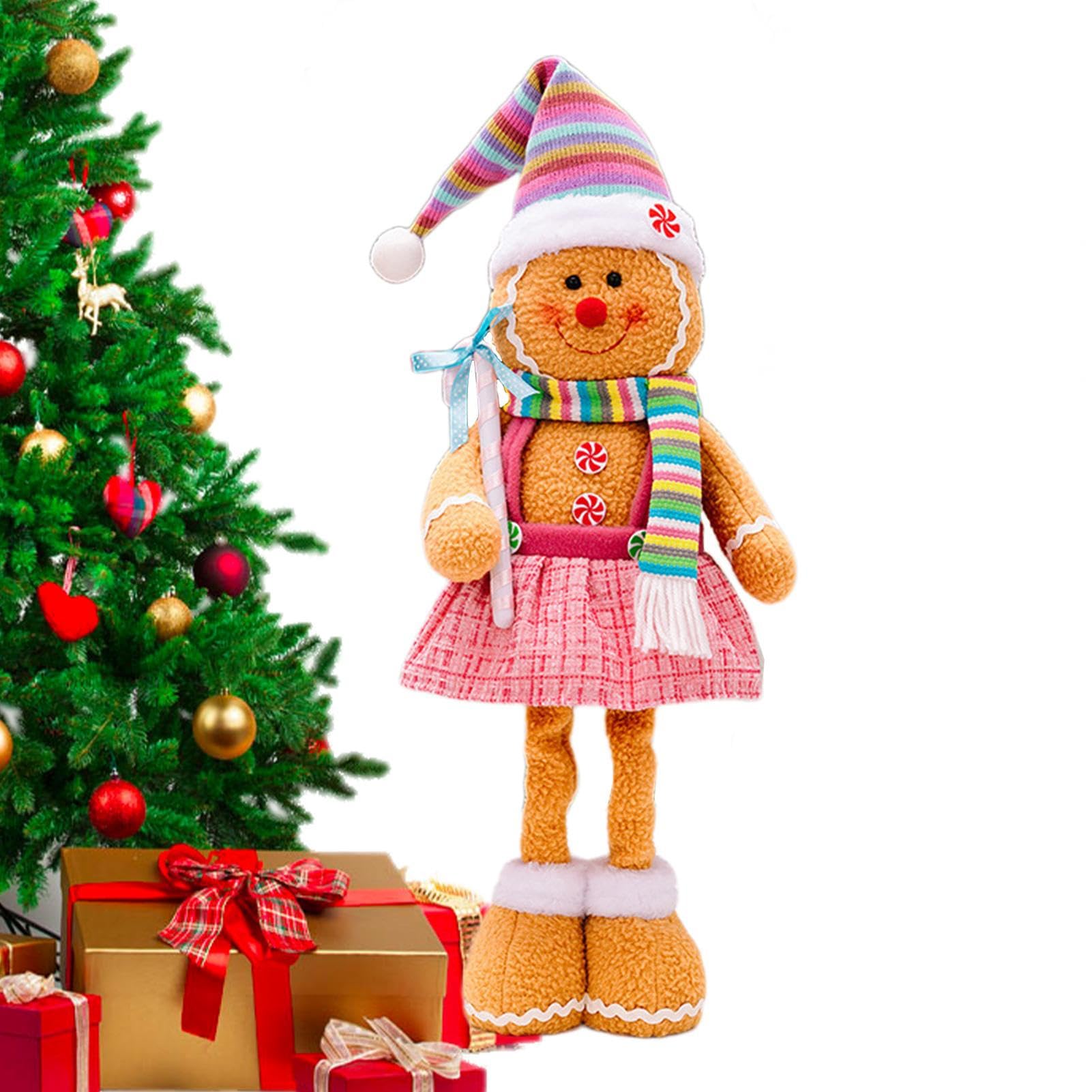Pain d'Épice Décoration de Noël : Personnage Rétractable pour la Classe