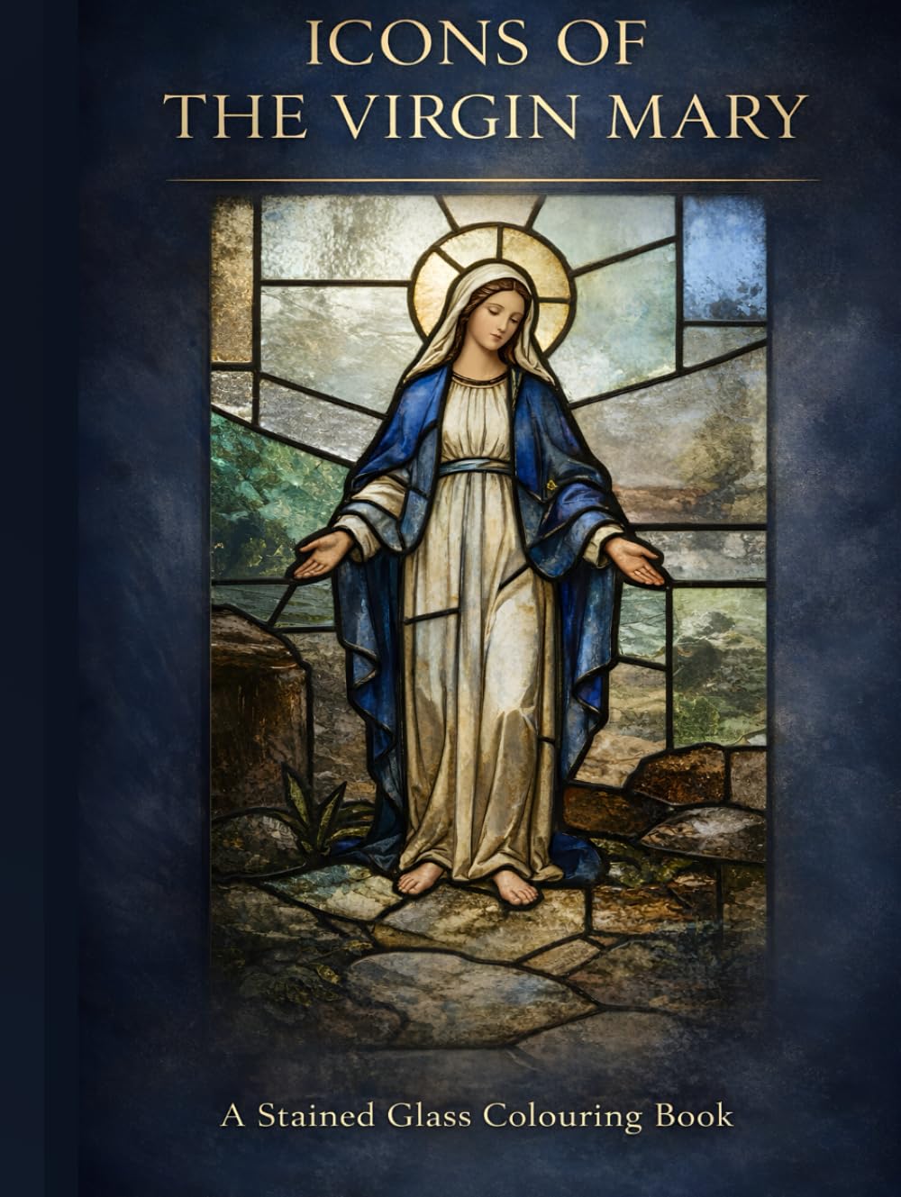 Livre coloriage Vierge Marie idée cadeau catholique adulte et prière