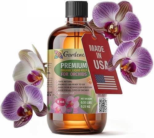 Fertilizante líquido prémium para plantas de orquídeas, 8 onzas, mejora la salud de tus orquídeas naturalmente
