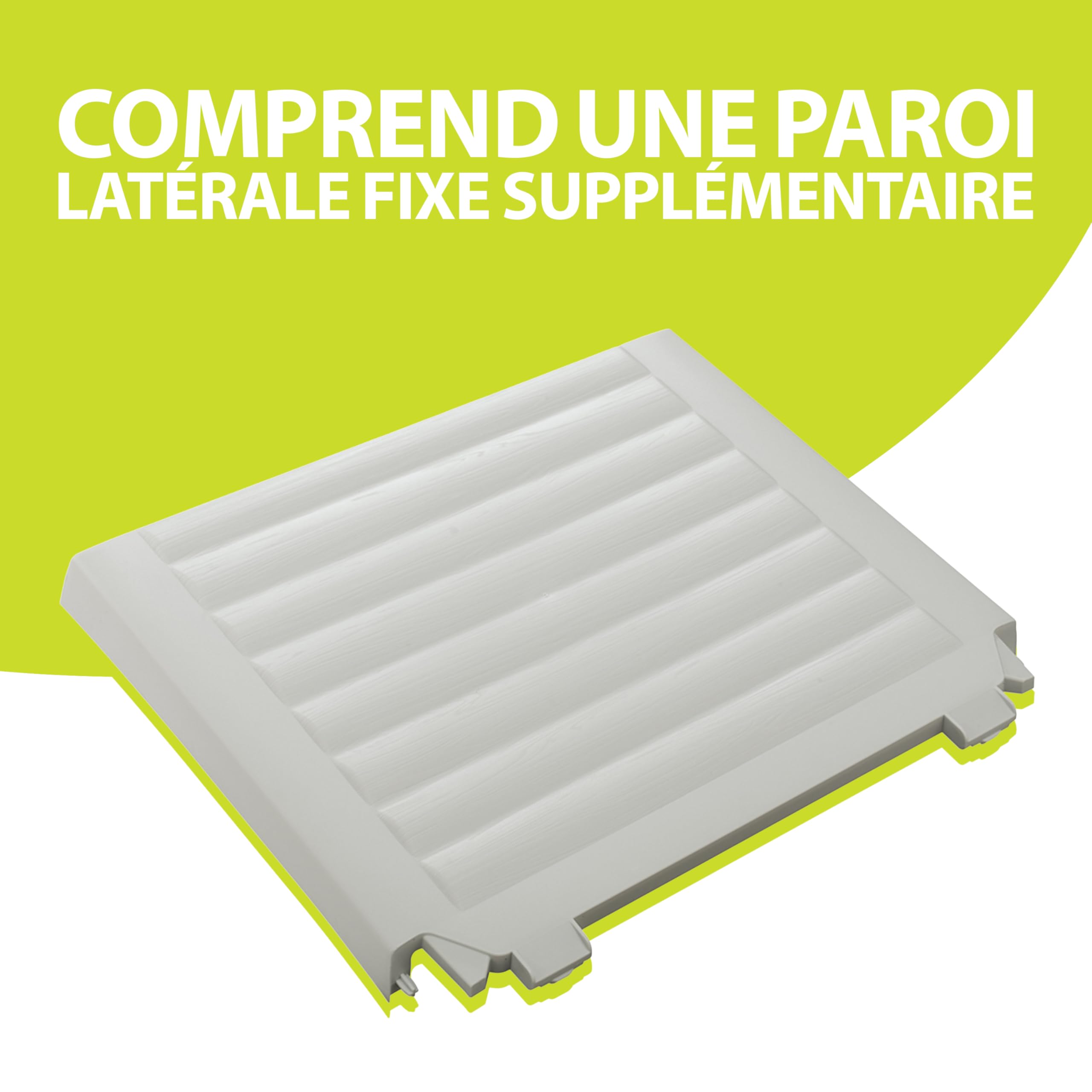 Ferplast Kit Complet de 6 Panneaux Isolants en PVC pour niches Dogvilla 90, Hiver et Eté Aplicables à l'Intérieur du Chenil, 74 x 57 x h 9 cm