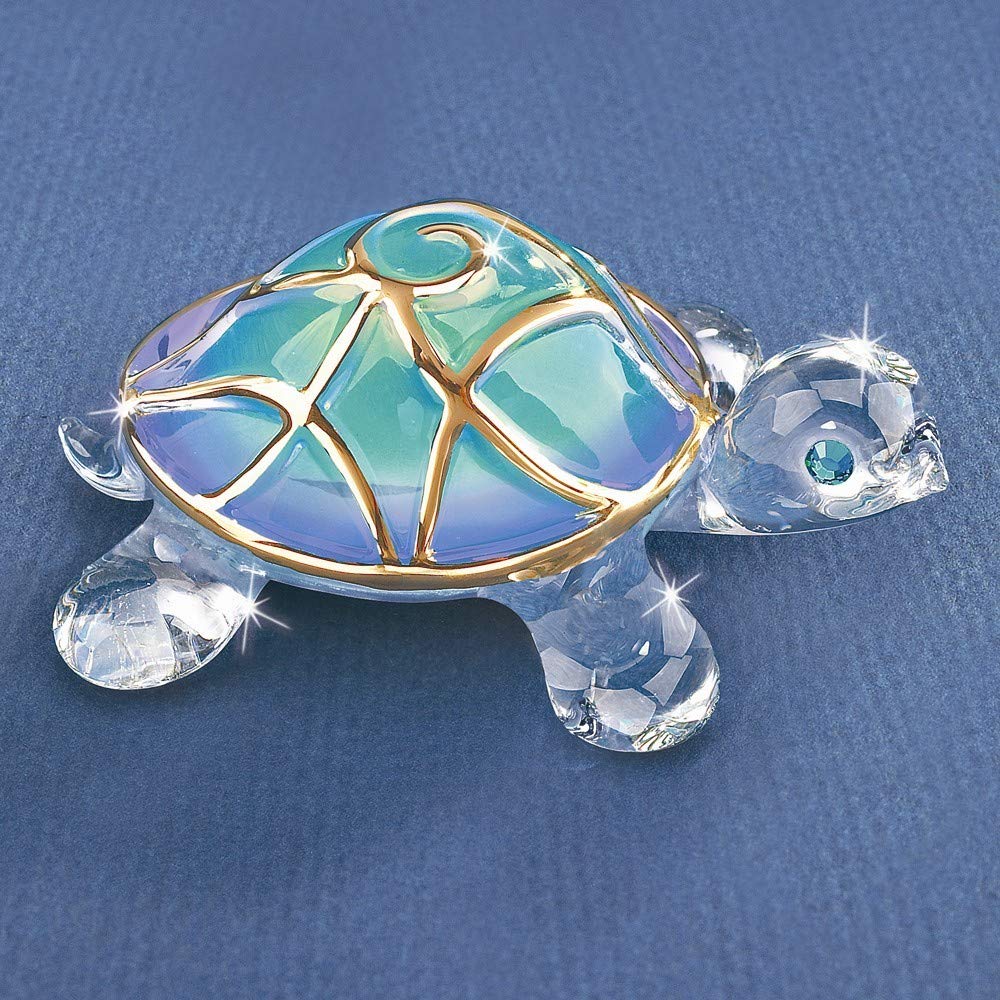 Glass Baron Tiffany The Turtle Glass Figurine